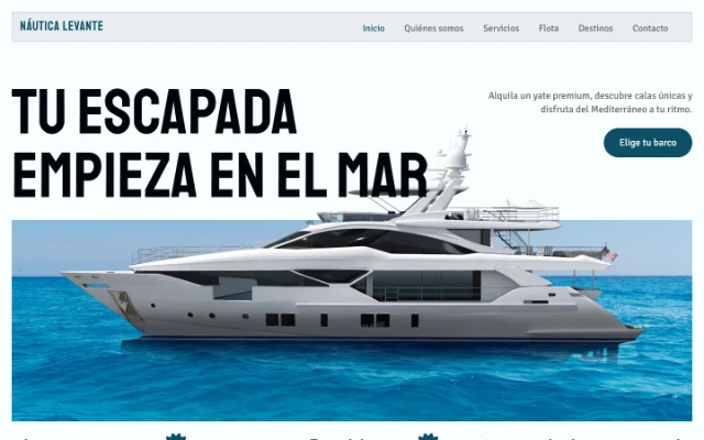 Náutica Levante, alquiler de barcos